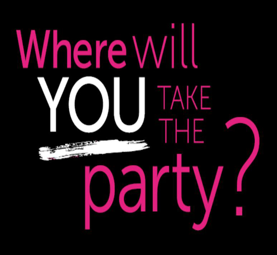 Where will YOU Take the Party?